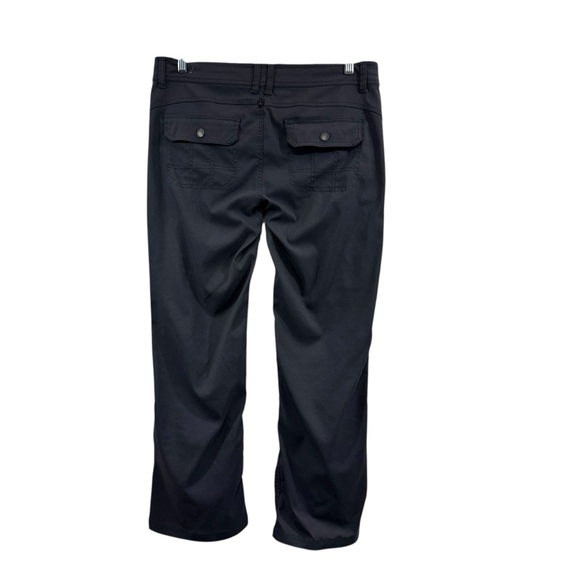 prAna Halle Pant Gray Stretch Zion Nylon Roll Up Hiking Trouser Size 12 - Picture 2 of 13